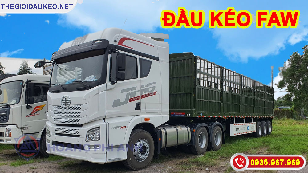Xe đầu kéo Faw kéo mooc