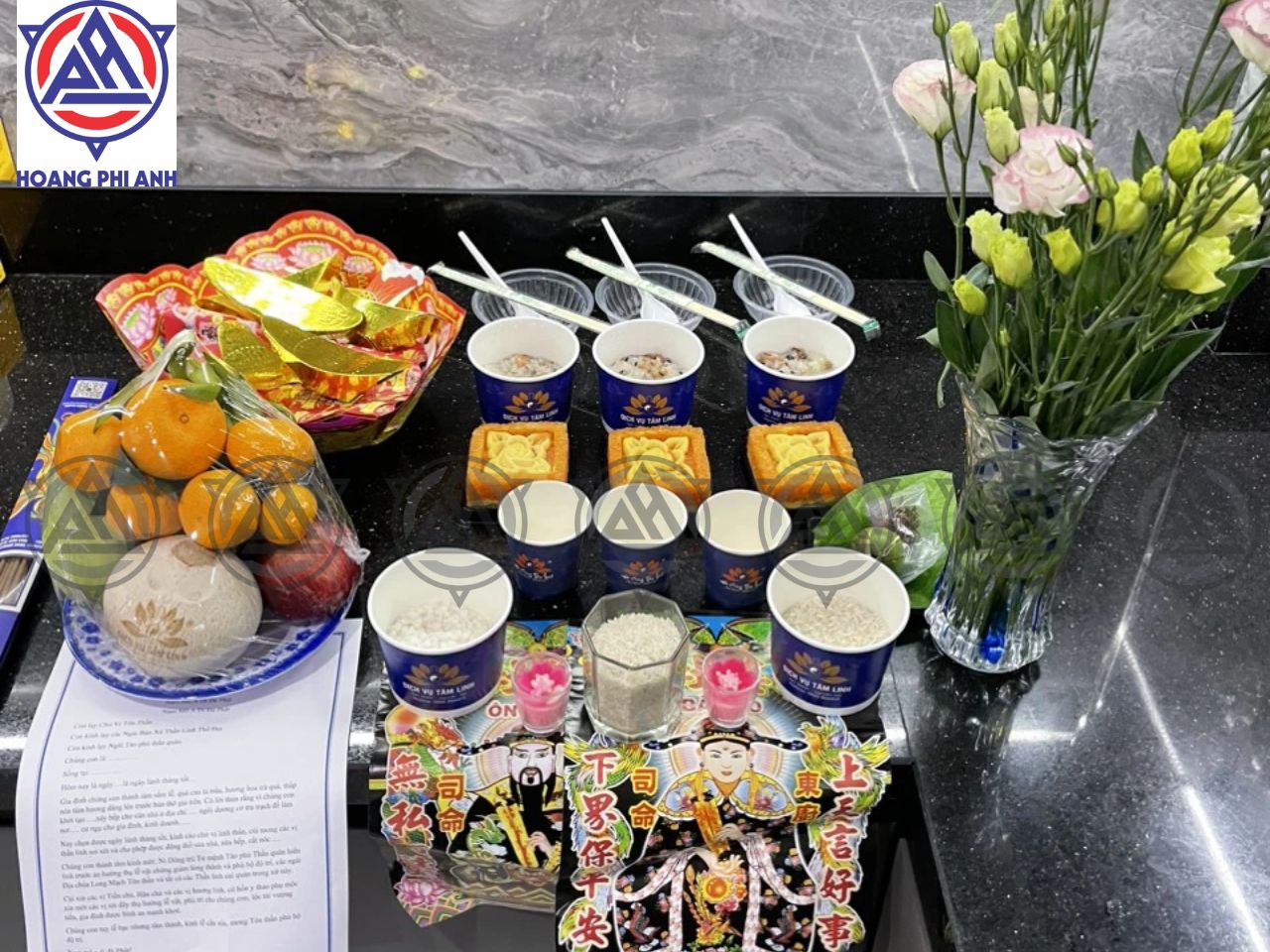 Mâm Cúng Ông Công Ông Táo Cơ Bản