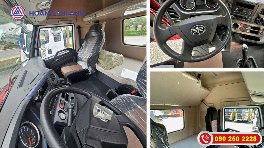 Cận cạnh cabin xe đầu kéo FAW JH5 260HP 1 cầu