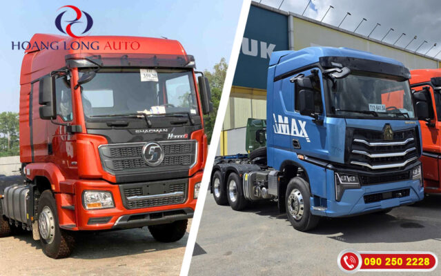2 chiếc xe đầu kéo 400HP