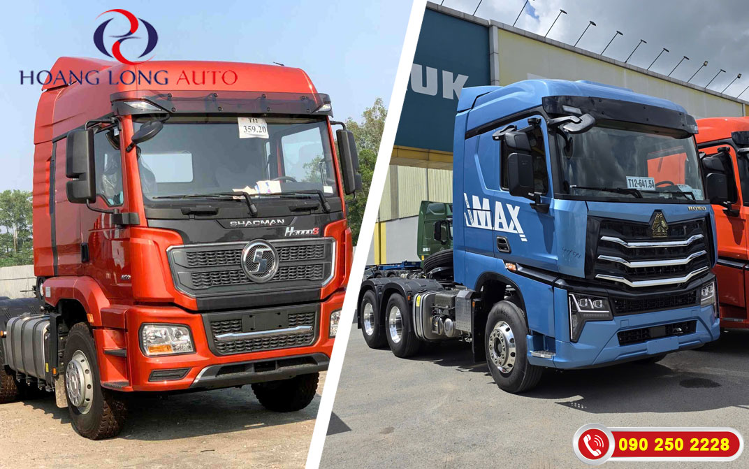 2 chiếc xe đầu kéo 400HP