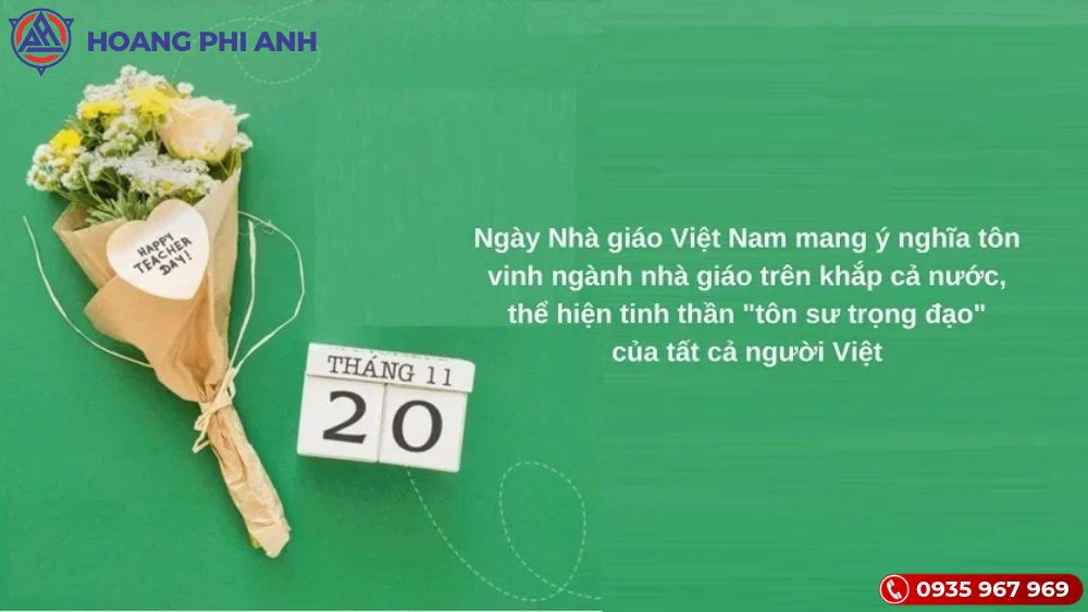 Ý nghĩa Ngày Nhà giáo Việt Nam 20/11